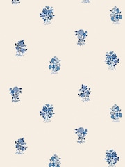 Cath Kidston Blue Kingdom Posey 10M Wallpaper - Image 2 of 3
