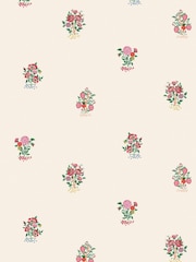 Cath Kidston Rose Kingdom Posey 10M Wallpaper - Image 2 of 3