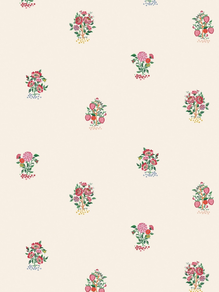 Cath Kidston Rose Kingdom Posey 10M Wallpaper - Image 2 of 3