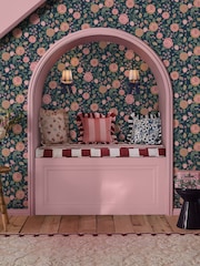 Cath Kidston Navy Strawberry Garden 10M Wallpaper - Image 1 of 3