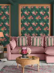 Cath Kidston Green Archive Rose 10M Wallpaper - Image 1 of 3