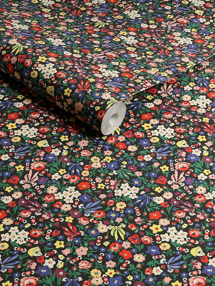 Cath Kidston Night Harmony Ditsy 10M Wallpaper - Image 4 of 4