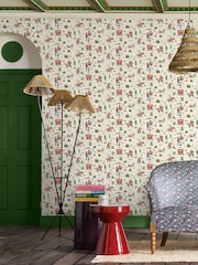 Cath Kidston Multi Cowgirls 10M Wallpaper - Image 1 of 3