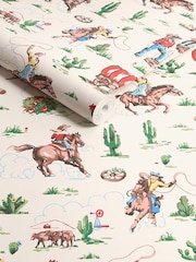 Cath Kidston Multi Cowgirls 10M Wallpaper - Image 3 of 3