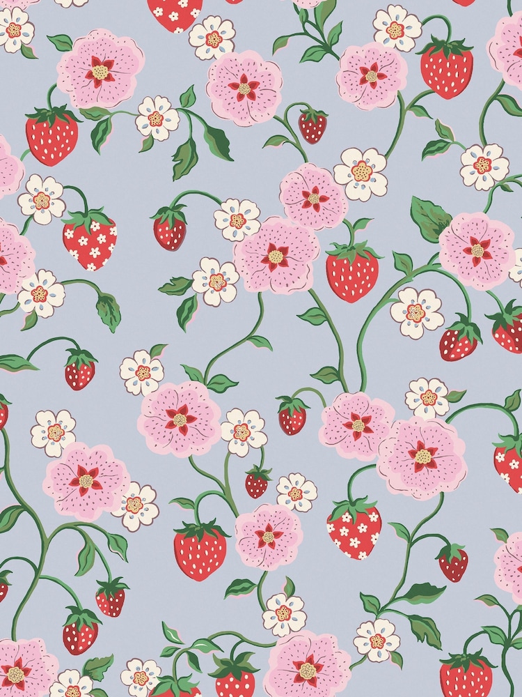 Cath Kidston Summer Strawberry 10M Wallpaper - Image 2 of 3