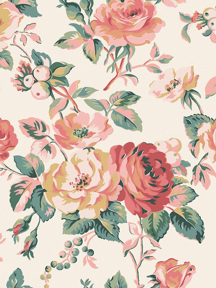 Cath Kidston Autumn Garden Rose 10M Wallpaper - Image 2 of 3