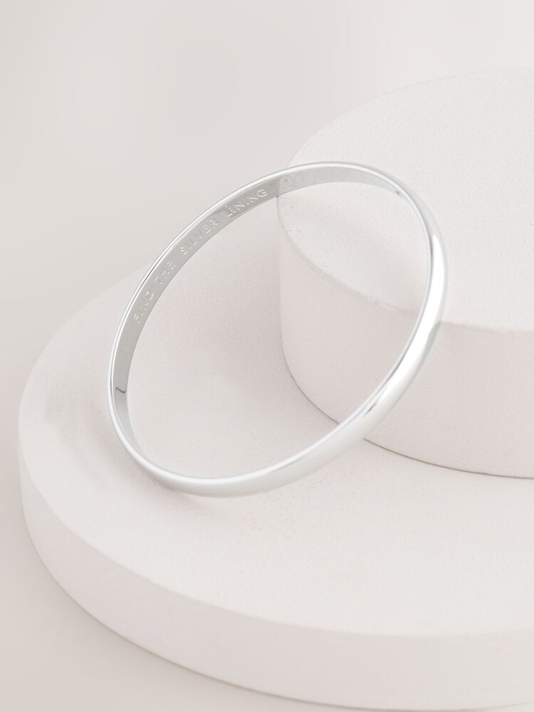 Kate Spade New York Find Silver Tone Bangle - Image 2 of 4 Kate Spade New York Find Silver Tone Bangle - Image 2 of 4