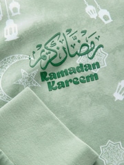 Green Mens Ramadan Matching Family Pyjamas Set - Image 11 of 11