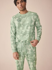 Green Mens Ramadan Matching Family Pyjamas Set - Image 4 of 11