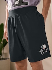 Purple Felix Jersey Short Pyjamas Set - Image 5 of 11