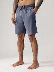 Navy Blue/Blue Lightweight 100% Cotton Shorts 3 Pack - Image 8 of 14