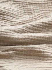 Neutral Stone - Cheesecloth 100% Cotton Shirt And Shorts Set - Image 10 of 10