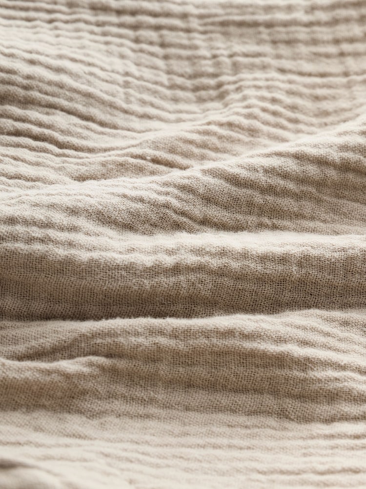 Neutral Stone - Cheesecloth 100% Cotton Shirt And Shorts Set - Image 10 of 10 Neutral Stone - Cheesecloth 100% Cotton Shirt And Shorts Set - Image 10 of 10