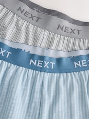 Navy Blue/Grey Jersey Stripe Pyjamas Bottoms 2 Pack - Image 10 of 12
