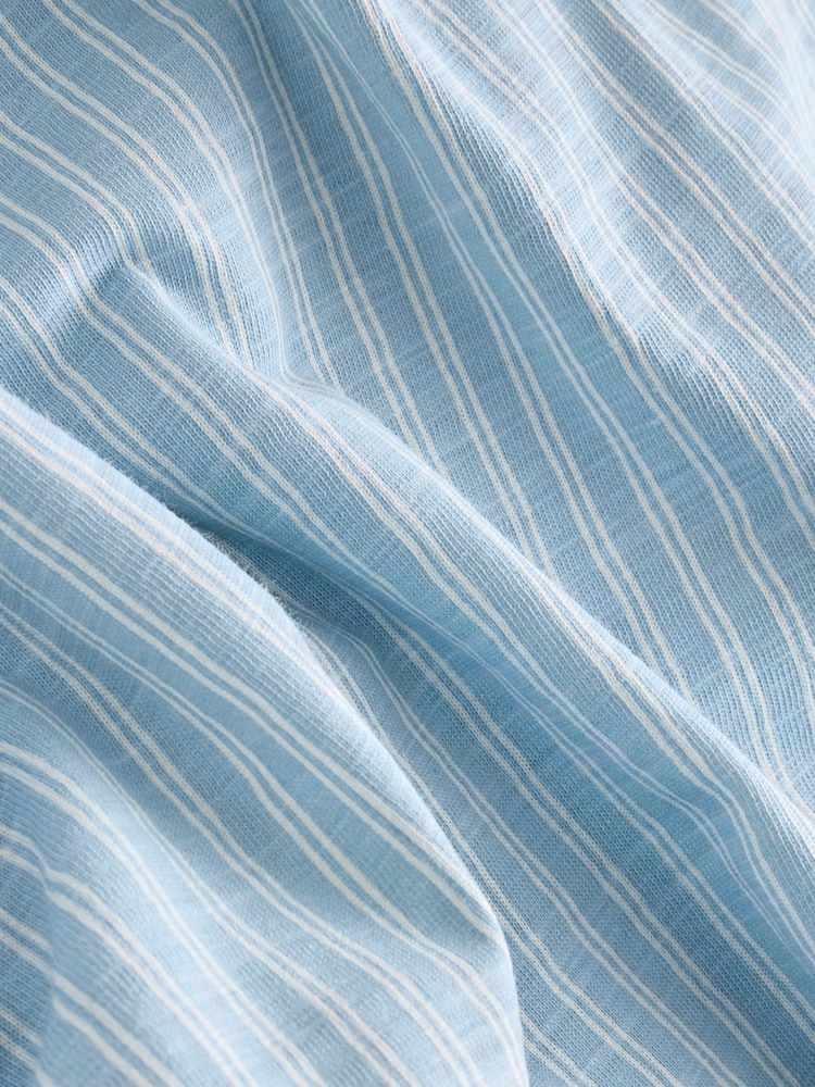 Navy Blue/Grey Jersey Stripe Pyjamas Bottoms 2 Pack - Image 12 of 12