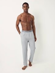 Navy Blue/Grey Jersey Stripe Pyjamas Bottoms 2 Pack - Image 3 of 12