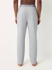 Navy Blue/Grey Jersey Stripe Pyjamas Bottoms 2 Pack - Image 4 of 12