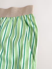 Blue/Green Jersey Stripe Pyjamas Shorts 2 Pack - Image 11 of 13