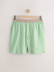 Blue/Green Jersey Stripe Pyjamas Shorts 2 Pack - Image 9 of 13