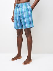 Azul/cuadros rojo - Woven Pyjamas Bottoms 2 Pack - Imagen 2 de 10
