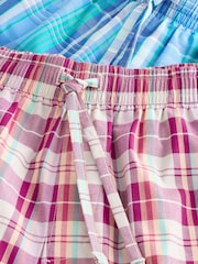 Azul/cuadros rojo - Woven Pyjamas Bottoms 2 Pack - Imagen 3 de 10