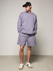 Lilac Purple EDIT Jersey Shorts - Image 2 of 11