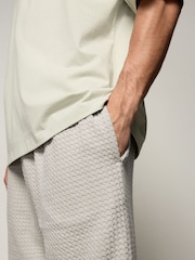 Sage Green EDIT Waffle Short Sleeve Pyjamas Set - Image 6 of 10