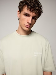 Sage Green EDIT Waffle Short Sleeve Pyjamas Set - Image 7 of 10