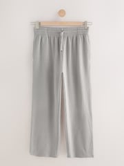 Sage Green EDIT Waffle Short Sleeve Pyjamas Set - Image 8 of 10
