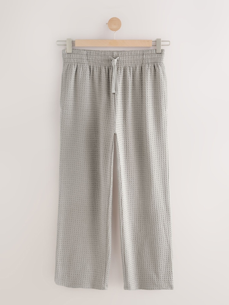 Sage Green EDIT Waffle Short Sleeve Pyjamas Set - Image 1 of 3