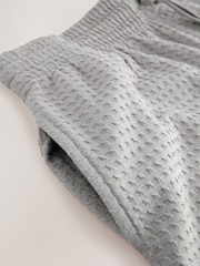 Sage Green EDIT Waffle Short Sleeve Pyjamas Set - Image 9 of 10