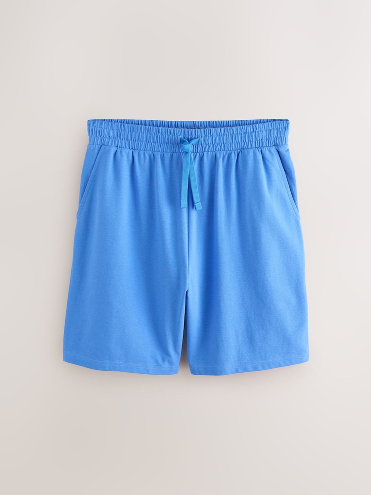 Navy Blue/Red Lightweight 100% Cotton Shorts 3 Pack - Image 11 of 13