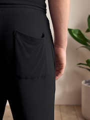 Noir - Cuffed Textured TENCEL™? Modal Pyjamas Set - Image 7 de 9