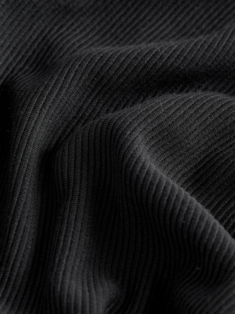 Noir - Cuffed Textured TENCEL™? Modal Pyjamas Set - Image 8 of 9