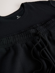 Noir - Cuffed Textured TENCEL™? Modal Pyjamas Set - Image 9 de 9