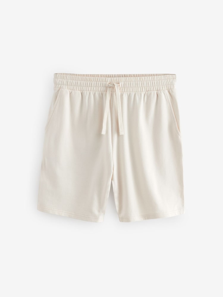 Blue/Pink/Neutral Lightweight 100% Cotton Shorts 3 Pack - Image 11 of 14