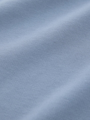 Light Blue 100% Cotton Lightweight Crew Neck Sweatshirt - Image 7 of 7
