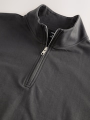 Шиферно-серый - 100% Cotton Lightweight Quarter Zip Jumper - Изображение 2 из 3
