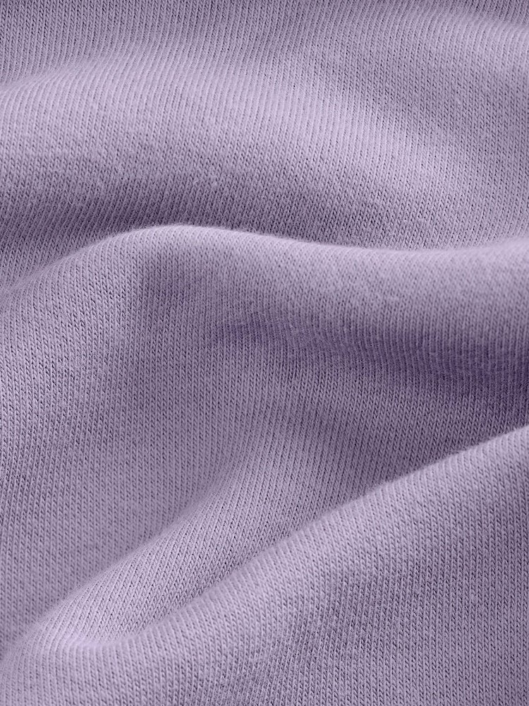 Lilac Purple EDIT Jersey Crew Neck Sweatshirt - Image 11 of 11 Lilac Purple EDIT Jersey Crew Neck Sweatshirt - Image 11 of 11