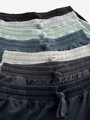 Navy Blue/Black/Sage Green Lightweight Shorts 7 Pack - Image 19 of 20