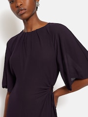 Jigsaw Purple Textured Asymmetric Dress - Image 4 of 6