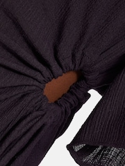 Jigsaw Purple Textured Asymmetric Dress - Image 6 of 6