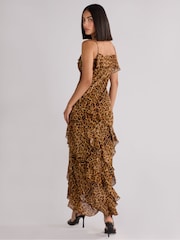 Ro&Zo Animal Kirstee Floral Print Ruffle Cami Maxi Dress - Image 5 of 7