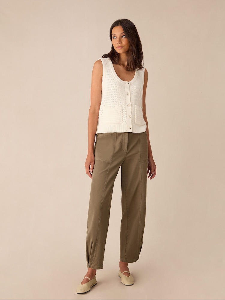 Pantaloni tip cargo verzi Ro&Zo - Image 2 of 5