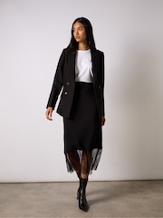 Ro&Zo Black Double-Breasted Blazer - Image 2 of 3