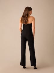 Ro&Zo Black Petite Ro&Zo Straight Leg Black Trousers - Image 5 of 5