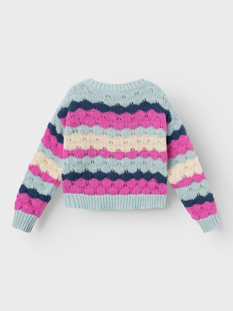 Name It Pink Long Sleeve Colour Jumper - Image 2 of 3 Name It Pink Long Sleeve Colour Jumper - Image 2 of 3