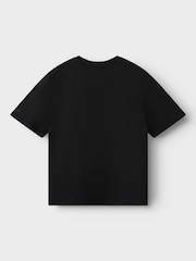 Name It Black Nirvana Short Sleeve Songal 100% Cotton T-Shirt - Image 2 of 3
