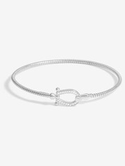 Simply Silver Silver Tone 925 Polished Adjustable Snaffle Bracelet - Image 3 of 3