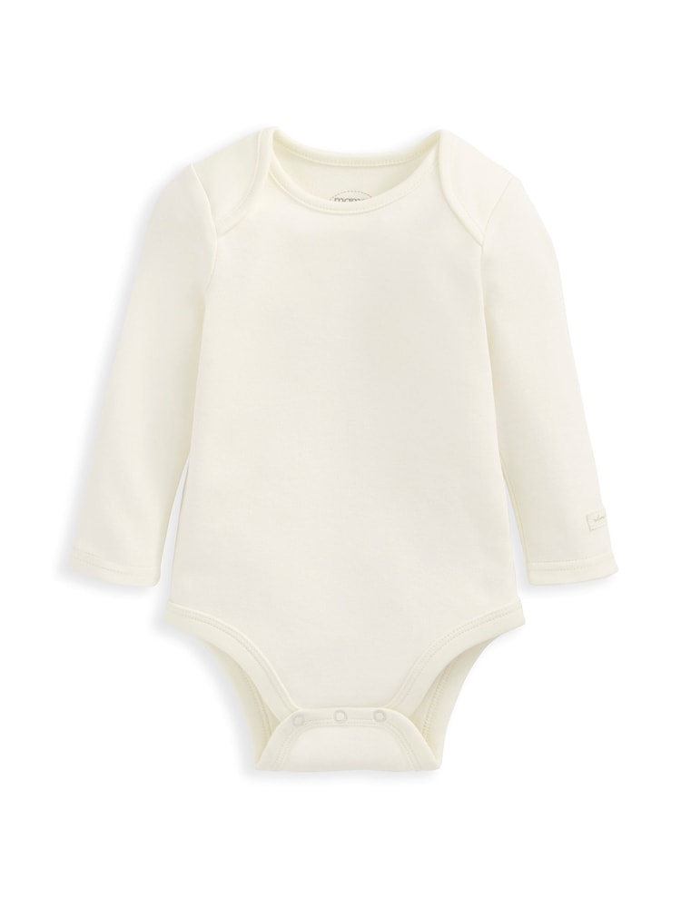 Mamas & Papas 100% Cotton Teddy Bear Textured Brown Dungaree And Bodysuit Set - Image 7 of 7